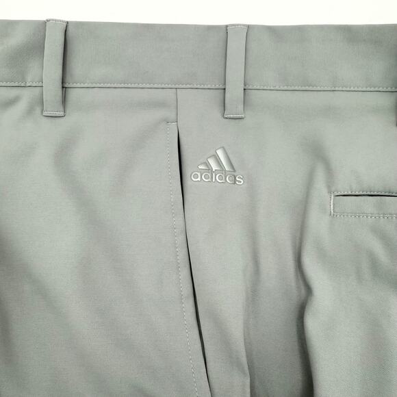 Adidas Men’s Golf Pants 36x32 Gray Stretch Flat Front NWT - Picture 5 of 8
